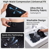 The EMS shorts is made of high quality fabric stretchable and washable